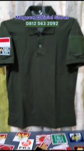 Kaos Polo Tactical PDL SABHARA Kamuflase dan Warna S - 5XL Lengan Pendek Free Bonus 3 Emblem Patch Prepet Perekat Velkro Army