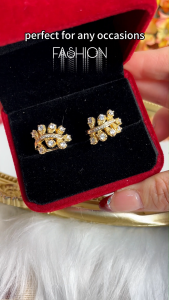 Viv Bea JEWELRY Titanium Rhinestone Hoop Earrings Womens Daily Fashion Accessories Birthday Valentines Day Gift Shine Shamelessly Holiday Gifts With Box