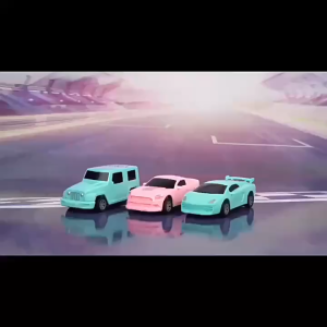 Xe ô tô thể thao địa hình va chạm nổ tung xe dễ lắp pull- back mới nhất 2025