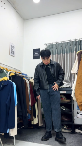 JINISO - Denim Big Size Boyfriend Jeans Pria 1304