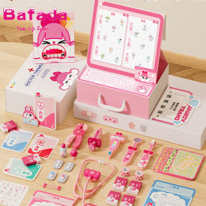 Bafada Xiao Ling Toy 19pcs 45pcs Department Little Doctor Dentist Toys Set Childrens Small Clinic Role Play Kindergarten Themed Play House Girl Set Stimulate Learn Science Knowledge