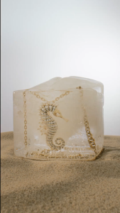 💖Swarovski💖(New) Idyllia Rose Gold Seahorse Diamond Pearl Pendant Necklace S925 Sterling Silver Womens Fashion Necklace Hypoallergenic Non-allergenic Valentines Day Gift Birthday Gift for Girlfriend Bestie