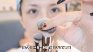 Stock 3PCS Makeup Brushes Set 170+270+370 Foundation Concealer Brush For Beginner Soft Bristle Non-marking Beauty Tool Face Brush