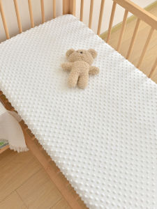 Newborn Baby Bedding Bean Velvet Naptime Kindergarten Children Comforter Duvet Cover Single Bed Sheet Infant Sleepwear