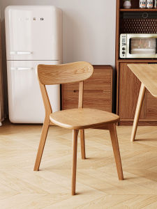 MU FENG ZHI NAN | Retro Natural Wood Chair