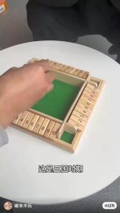 4 Sisi Mainan Dice Board Game Dadu Shut The Box Angka Shut The Box Board Game Set Pesta Untuk Bar Party Club Kayu Mainan Edukatif