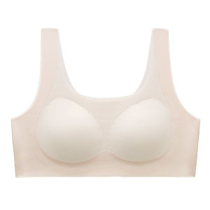 MiiOW | Cat Person Seamless Anti-Bump Girls Underwear Puberty Stages 1-3 Sports Style Fixed Strap Bralette For Junior And High School Students