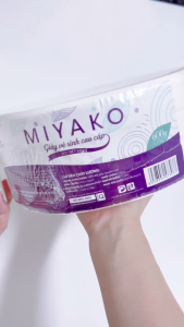 Combo Tiết Kiệm | Giấy Vệ Sinh Công Nghiệp Miyako - Cuộn 600 gram | Tặng Cuộn Giấy Vệ Sinh cao cấp 600 gram - 2 lớp