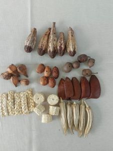 Parrot Biting Toys Snacks Relief Boredom Mango Pinecone Starfruit Okra Corn Skin Scatter Gamble Bird Play Equipment Pet Supplies