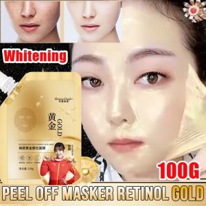 RETINOL MASKER PEEL OFF / HUNMUI GOLD MASK / Mengurangi Kerutan dan Menyamarkan Noda Hitam