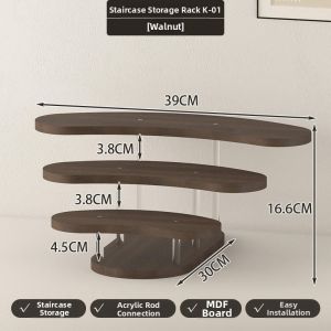 TAOXIAOHE | Retro Display Shelf Wooden