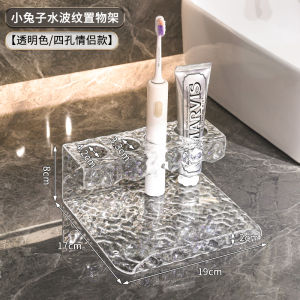 Giá Để Bàn Chải Đánh Răng Bằng Acrylic Cao Cấp Giá Để Cốc Rửa Mặt Đôi Giá Để Bàn Vệ Sinh Giá Để Kem Đánh Răng Kệ Để Đồ Nhà Tắm