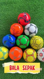 BOLA MURAH SEPAK JAHIT FREE PENTIL DAN JARING / BOLA SEPAK SIZE 5 / BOLA KAKI