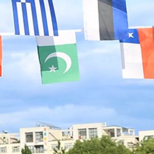 Bendera Negara 25 Meter Bendera 100 Negara Bendera Renceng Dekorasi Untuk Lebar Cafe Hotel Dekorasi