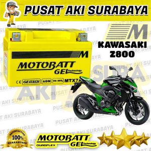 MOTOBATT MTX7A AKI GEL KUAT TAHAN LAMA ACCU MOTOR KAWASAKI NINJA Z800 NINJA 1000 PULSAR 200 NS YTX7 BS YTX9 BS