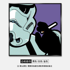 Punch-Free Posters and Hanging Paintings Sofa Background Decorative Painting Trendy Wall Mural Funny Funny Creative Living Room E-Sports