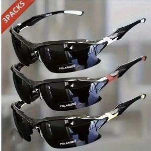Men Half Frame Polarized Sunglasses Outdoor Sports Cycling Running Fishing UV Protection Eyeglasses