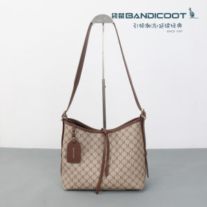 Kangaroo Womens Bucket Bag Fashionable Commuter Crossbody Light Luxury High-End Sensation Shoulder Bag for All Seasons