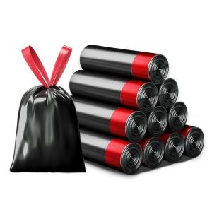 DINGQING | Heavy-Duty Drawstring Garbage Bags for Dorm Student Office and Kitchen Use