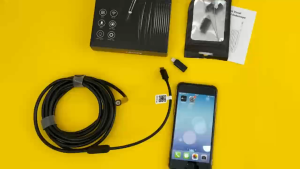 Kamera Inspeksi Borescope USB/Micro USB/Type-C 7MM Android Endoscope 3 In 1 Inspection Camera Waterproof for Smartphone