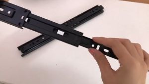 1 Pair Drawer Slide 2 PCS Drawer Guide Full Extension Slide Steel Ball Bearing hydraulic soft close Drawer Sliders