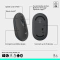 Logitech POP ICON COMBO, Bluetooth keyboard and mouse combo, comfortable typing, programmable keys and buttons, quiet clicks, Easy-Switch up to 3 Devices. 