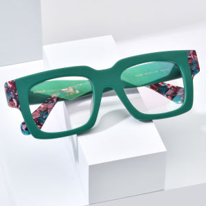 HEPIDEM Acetate Glasses Men Oversize Big Size Square Eyeglasses Frame Women Japanese Handmade Spectacles Thick Optical Eyewear 9288