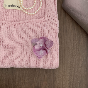 Original Design Jojo Wang Butterfly Lan Hair Clip for Women High Version Hair Accessories Top Hairpin Side Clip