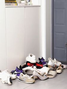 SALVO Multi-layer Shoe Organizer Storage Rack Stackable Shoe Rack Organizer Storage  For Dormitory Bedroom Shoe Storage