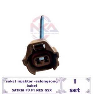 Soket injektor satria fu f1 nexs gsx plus selongsong pelindundung kabel