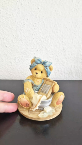 Cherished Teddies Jane doing laundry - Im all washed up without you