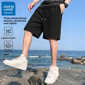 Jeanswest | Men Summer Bubble Yarn Texture Shorts