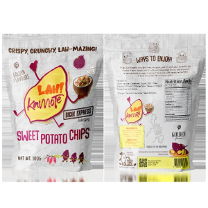 Sweet Potato Chips Snacks ( SinigangKare-KareBulalo Keso de Bola Inasal Bicol Express) Kamote Chips Snacks 100g