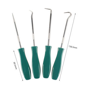 YEGBONG | 4pcs 135mm Car Auto Vehicle Oil Seal Screwdrivers Set O-Ring Seal Gasket Puller Remover Pick Hooks Repair Tools For Car