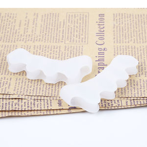 Silicone Finger Toe Protector Toe Separators Stretchers Straightener Bunion Protector Pain Relief Foot Care 5 Colors