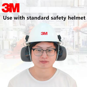 3M X5P3 36dB Earmuff Black Helmet Mounted attachment Noise Cancelling Ear Muffs Hearing Protection Safety Earmuff