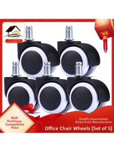 Nylon-Edge Silent Swivel Wheel 5pcs