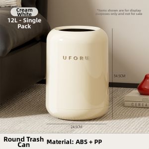 DOLANX | Luxury Cream-style Household Trash Can