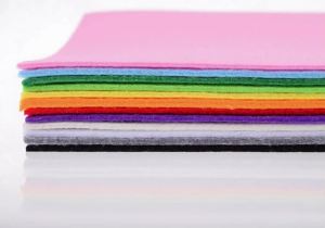 3mm Thick Solid Color Nonwoven Felt Fabric Polyester Cloth For Sewing Quilting DIY Handmade Packs Dolls Crafts Material 30*30cm