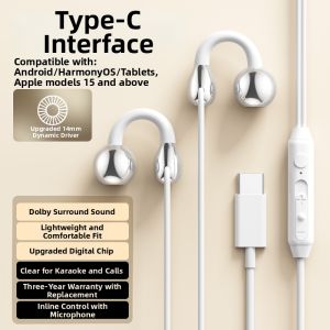 ERYE | Gaming Bone Conduction Earclip Headphones with Type-C Interface