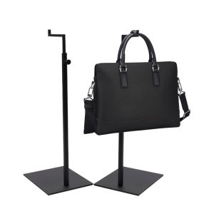 Satin Black Bag Display Stand Womens Handbag Support Rack Fashion Store Clothing Display Props American Style Iron Material