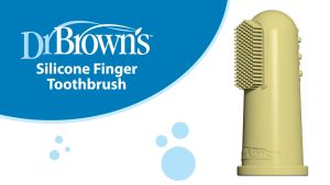 Dr. Browns Silicone Finger Toothbrush With Case