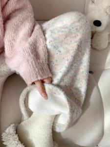 กางเกงขายาวทรงหลวมเอวสูงผ้าฝ้ายผสมโพลีเอสเตอร์ ทรงตรง ทรงหลวม ทรงหลวม กางเกงขายาวผู้หญิง กางเกงขายาวทรงหลวมสีขาว