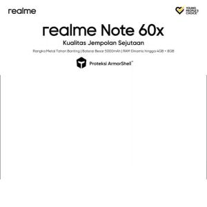 Realme Note 60x (4/64)(4/128) - Garansi Resmi Realme Indonesia