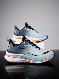 Breathable Leather Lightweight Shock Absorption Students Running Shoes