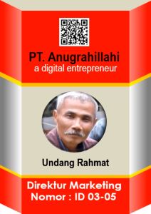 ID Card Dalam Bentuk Format PPTX Plus Ukuran 105cmx7cm Model Id04