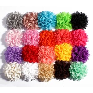 5PCS 4inch 10CM Burned Edge Cloth Flower Artificial Silk Head For DIY Wedding Party Home Decorations Floral Wreath