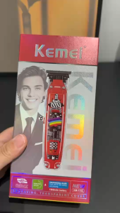 Kemei KM-1752 Hair Clipper Cordless Rechargeable 7200Rpm Professional Barber Trimmer for Home And Salon Use