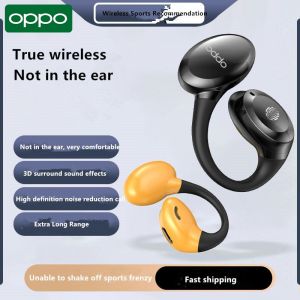 ♥ SFREE Shipping ♥ OPPO Wireless Earphone Bluetooth 5.3 Single Ear Hook G27 Business Earphones Stereo Earbuds Headsets With Microphone