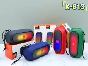 K-613 DISCO SERIES ลำโพงพกพาไร้สาย สีสัน RGB พร้อมช่องเสียบ USB และแบตเตอรี่ในตัว